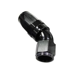 -6 45° Black Hose End