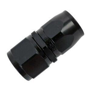 -12 Hose End Straight Black