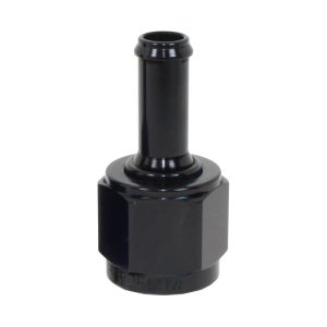 5/16" Straight Hose End BLK