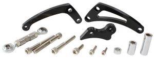 Black SBC Low Mount Alt Bracket