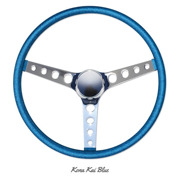 Mooneyes Blue 15" Steering Wheel