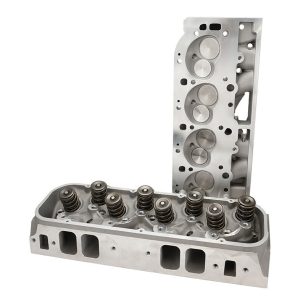Proflow Cylinder Heads, SuperMax 360 , Aluminium, Assembled 120cc Chamber, Straight Plug, 360cc Intake Runner, BB Chevrolet, Pair