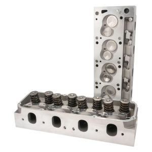 Proflow Cylinder Heads SuperMax 225, Assembled, Aluminum, SB Ford 302-351 Cleveland 3V 60cc Chamber, 225cc Intake Runner, 630HP, Pair