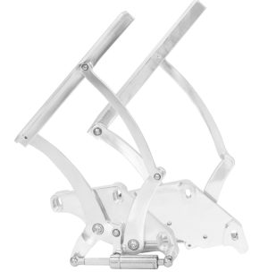 Proflow Bonnet Hinge Kit, Billet Aluminium For Ford Mustang 71-73, Polished