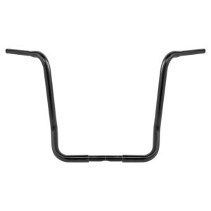 Attitude Inc Wide Ape Pullback Handlebar, Black Powder Coat, 17 in. Rise 1-1/4 in, For Harley Sporster ,Softail Custom, Each