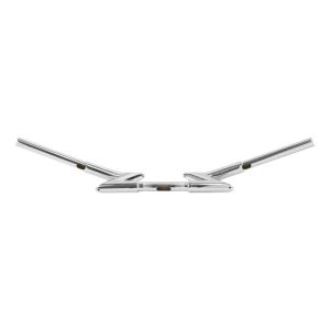 Attitude Inc Zee Bar, Handlebar 1-1/4 in, Chrome, For Harley Softail Sportster Fat Boy Dyna, Each