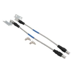 Proflow Brake Hose Kit, Stainless Steel Braided PTFE Hose, ADR Approved, Suit Wilwood Calipers, For Ford, XW-XF, ZC-ZL, Disc Front , Pair