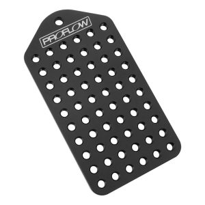 Proflow Carburettor Jet Storage Board / Plate, Stores 60 Jets, 30 Pair, Billet, Black Anodised Aluminium, Each