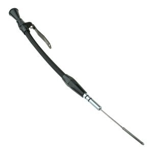 Proflow Engine Dipstick, Braided Stainless Steel Black, Billet Handle, For Holden V8 69 on, 253 308,