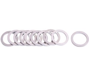 Proflow Aluminium Crush Washer -08AN, 10 Pack