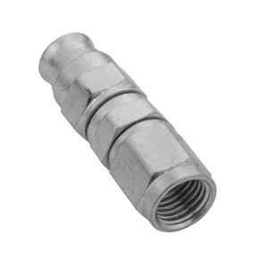 Proflow Steel Straight Hose End Hose End -03AN For PTFE Hose Zinc Coated