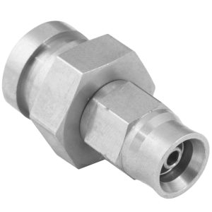 Proflow Stainless Steel Female Inverted Flare Brake Hose End M10 x 1.00 To -03AN PTFE Hose 17mm Hex