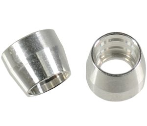 Proflow Aluminium Olive Insert Aluminium For -03AN PTFE Line (Qty 5)