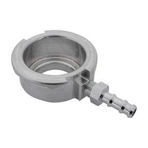 Proflow Billet Aluminium Radiator Filler Neck Weld On, 40mm, Suit Normal Size Radiator Cap, Each