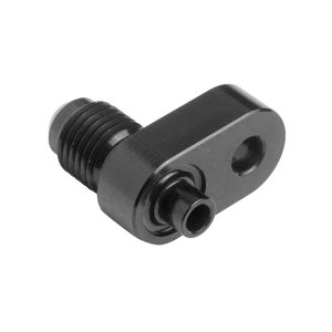 Proflow Engine Steam Line Fitting, Male, -04AN, Black, For Holden LS, Each