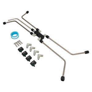 Proflow Engine Steam Line Vent Kit, Holden Commodore LS1/LS2/LS3, 4 Port, Stainless Steel Hardlines, Kit