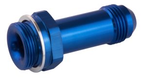 Proflow Fitting Inlet Fuel Adaptor Male Holley Fuel Bowl 7/8 x 20 -08AN 2in, Blue