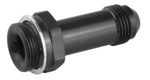 Proflow Fitting Inlet Fuel Adaptor Male Holley Fuel Bowl 7/8 x 20 -08AN 2in, Black