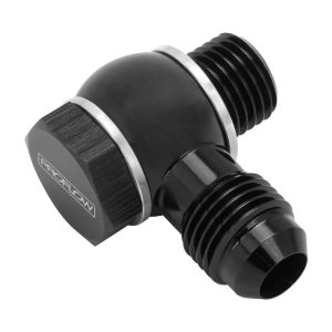 Proflow Banjo Fitting Kit, Suit Ford / GM Transmissions 1/4'' NPSM To -06AN Male, Black, Each