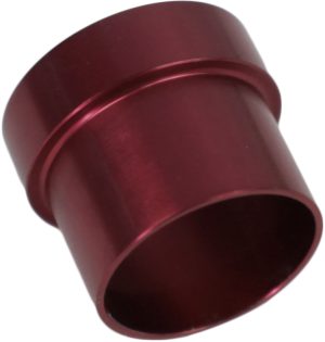 Proflow AN Aluminium Tube Sleeve set of 5, 1/4in. Tube, Red