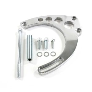 Proflow Alternator Bracket Kit, For Chevrolet BB Long Pump, Mid Mount, Aluminium , Polished, Kit
