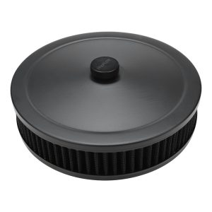 Proflow Air Filter Assembly Round 9in. x 3in, Black
