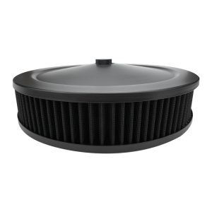 Proflow Air Filter Assembly Round 14in. x 5in, Black, Recessed Base, Each