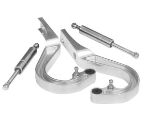 Proflow Boot Hinge Kit, Billet Aluminium Chev Camaro 67-69, Polished