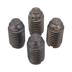 Proflow Cylinder Head, Ford Thermactor Port, Threaded Insert, Accessory Bush, 5/8-11 od To 7/16-14 id, Steel, Black Oxide, Set of 4