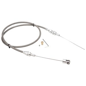 Proflow Throttle Cable, For Holden Commodore LS, Braided Stainless Wire, 48 in. Length