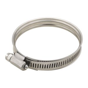 Proflow Dual Bead Hose Clamp, 100-120mm (4.00"-4.70'') Range, Stainless Steel, Each