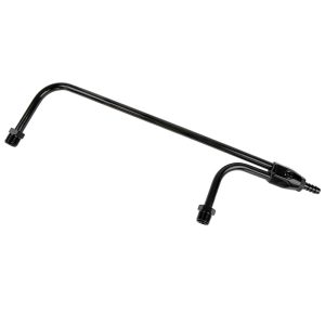 Proflow Fuel Line, Aluminium Anodised Black, -6AN ORB To 3/8 Barb Inlet Fitting, 1/8 NPT Gauge Port, Holley 4150