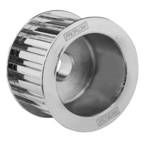 Proflow Alternator Pulley, Gilmer, 17mm Bore, 70mm OD, Billet Aluminium, Silver, Bolt-On, Ford, Holden, Chev
