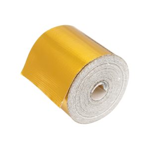 Proflow Gold Reflective Heat Tape, 450 C, 50mm x 5m Roll, Each