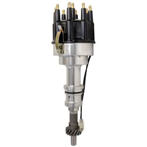 Proflow Distributor, HEI Street Series, Magnetic Pickup, Bosch Style Black Cap, SB For Ford 302 351 Cleveland