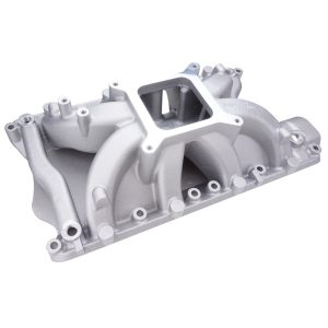 Proflow Intake Manifold, "Cosmetic Blemish" Max Jr, Single Plane, Aluminium, Natural, Square Bore, SB For Ford, 351W