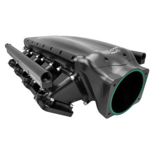 Proflow Billet CNC LS Intake Manifold Kit, SuperMax Plus, For Holden Commodore LS1/LS2, 102mm Bore, Gloss Black