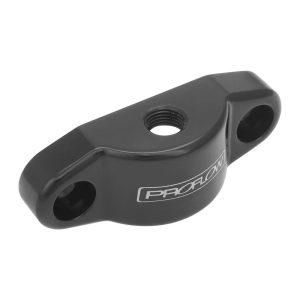 Proflow Oil Cooler Bypass Plate, Suits LS Engines, 1/8'' NPT Port, Billet Aluminum, Black