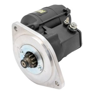 Proflow Starter Motor Power Torque Mini, SB For Ford 289, 302, 351 Windsor & Cleveland, Automatic Transmission 1.4kw, 4.40 Ratio, Black Wrinkle, Each