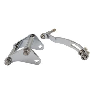 Proflow Power Steering Pump Bracket Mounting BB Chev Short Water Pump kit, Chrome