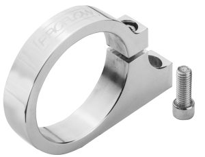 Proflow Overflow Tank Bracket, Aluminium, Fits 60mm. Diameter Tanks, Polished