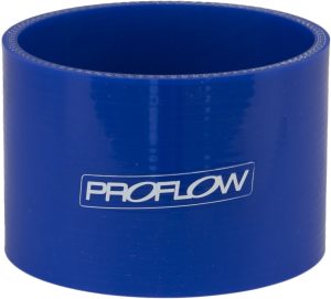 Proflow Hose Tubing Air intake, Silicone, Straight, 1.50in. Straight 3in. Length, Blue