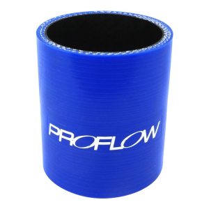 Proflow Hose Tubing Air intake, Silicone, Straight, 4.50in. Straight 4in. Length, Blue