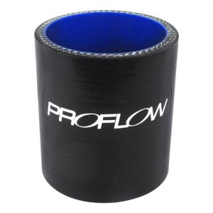 Proflow Hose Tubing Air intake, Silicone, Straight, 4.50in. Straight 4in. Length, Black