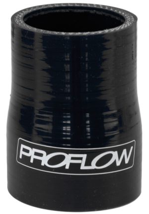 Proflow Hose Tubing Air intake, Silicone, Reducer, 1.50in. - 2.50in. Straight, Black