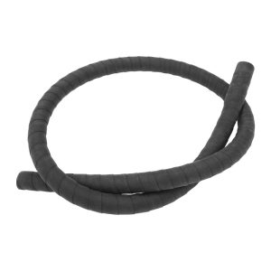 Proflow Silicone Cloth Wrapped Heater Hose, 12.7mm (1/2in.) to 16mm (5/8in.) Flared, Suit Ford, Black 1.1m Length, Each