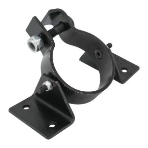 Proflow Universal Black Steel Adjustable Steering Column Floor Mount Plate, Kit