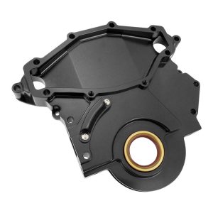 Proflow Timing Cover, For Holden V8 All 253/308 And 304 EFI, Billet Aluminium, Black, *Revised Version*