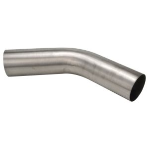 Proflow Titanium Tubing, Mandrel-Bend, 2.50 in, 1.2mm Wall, 45 Deg, 152x152mm