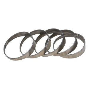 Proflow Pie Cut Round, Tubing, Titanium 4.0 in, 45 deg cut 9 degree, 5 pcs set